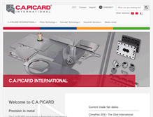 Tablet Screenshot of capicard.de